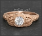 Preview: Diamant 585 Gold Ring, 0,52ct, Si1-2; Antik Design